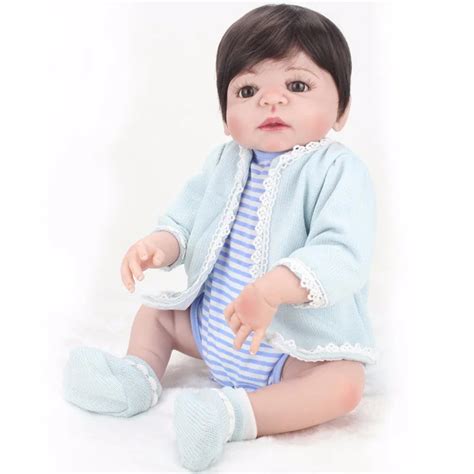 Npkdoll 22 Inches Boy Doll Reborn Full Silicone Vinyl Body Newborn