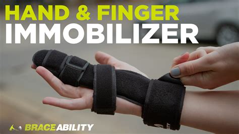 hand and finger immobilizer fractured index middle ring and pinky treatment with broken knuckle brace