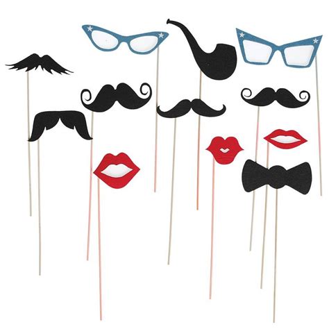 photo booth props by the little house shop | notonthehighstreet.com