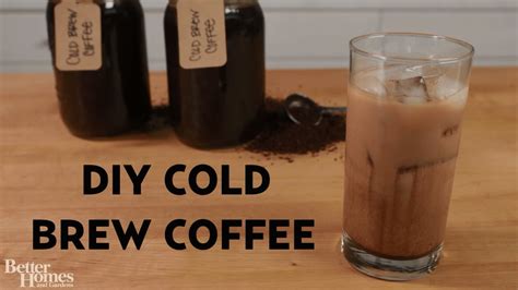 Diy Cold Brew Coffee Youtube