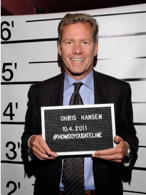 chris hansen mugshot accusations and allegations is to catch a predator host in jail dien