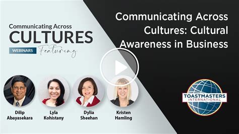 Communicating Across Cultures Cultural Awareness In Business Youtube