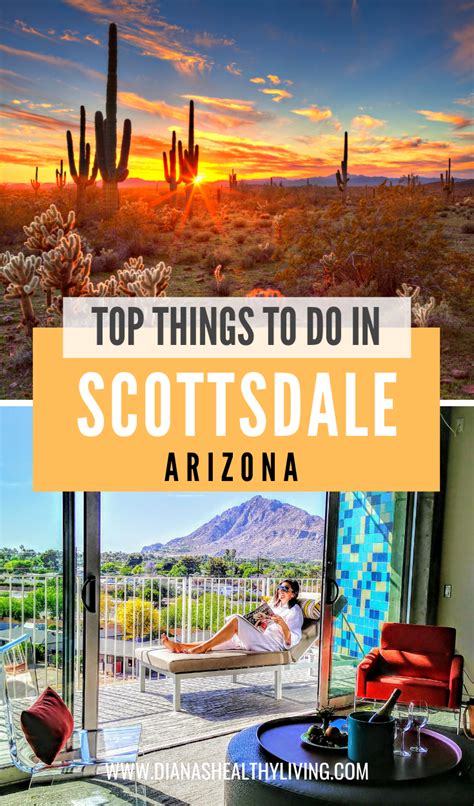 A Woman Laying In A Hammock With The Words Top Things To Do In Scottsdale