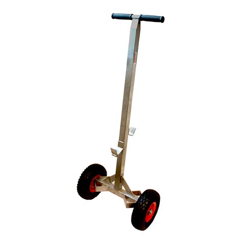 STAINLESS STEEL KEG TROLLEY WITH TYRES MH KEGTROLLEY SS QHDC