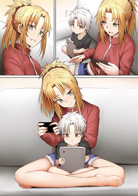 Mordred And Mordred Fate And More Drawn By Ginhaha Danbooru