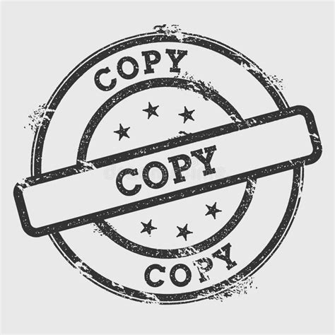 Copy Rubber Stamp Stock Vector Illustration Of Likeness 82601779