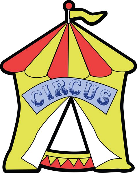 Free Clipart Of A Big Top Circus Tent Clip Art Free Transparent Png