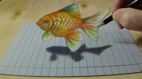 Here's how to draw one. Drawing Goldfish on Lined Paper - How to Draw Goldfish for ...