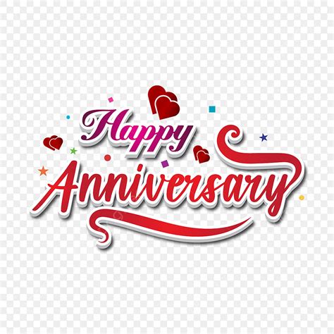 Happy Anniversary Love Vector Art Png Happy Anniversary Transparent