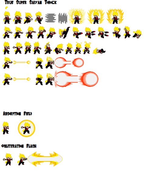They can be further filtered by passive skill, leader skill, super attack, and active skill. True Super Saiyan Torock Sprite Sheet by Zelnodi on DeviantArt