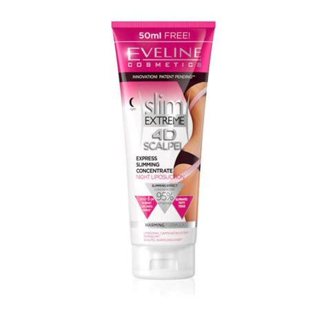 eveline cosmetics slim extreme 4d scalpel express slimming concentrate night liposuction 250ml