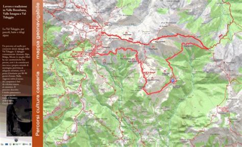 1 La Val Taleggio Per Pascoli Baite E Rifugi Alpini Map By