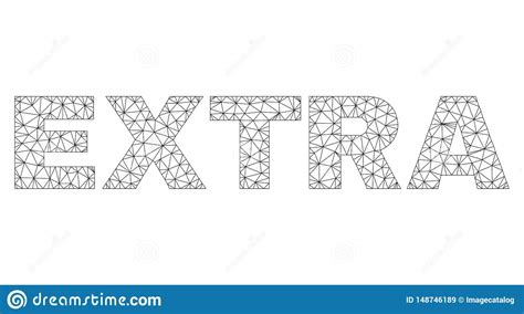 Polygonal 2d Extra Text Label Stock Vector Illustration Of Combined