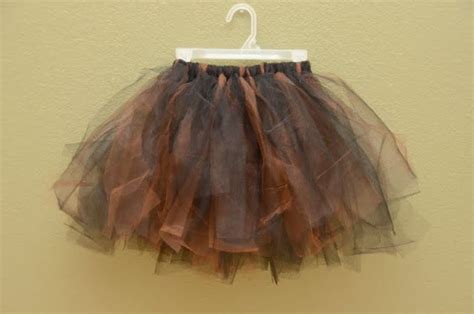 No Sew Tulle Skirt Super Poofy Witch Design For Halloween Brown