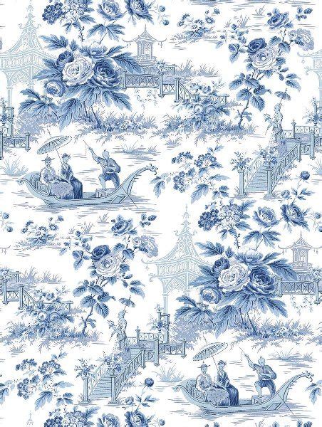 48 Blue And White Chinoiserie Wallpaper Wallpapersafari