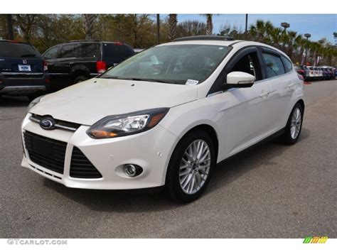 Demandez le prix concessionnaire ou recherchez des voitures d'occasion sur msn autos. White Platinum 2013 Ford Focus Titanium Hatchback Exterior ...