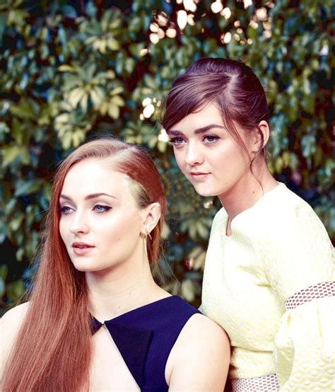 Sophie Turner And Maisie Williams For Nytimes April 1 2015 The
