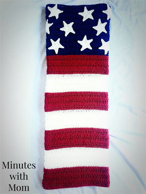 Crochet American Flag Blanket With Free Pattern Crochet For