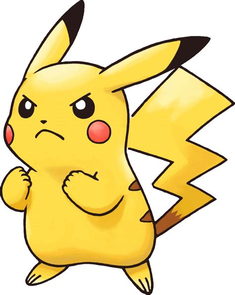 Angry Pikachu Pokemon Transparent Png Stickpng