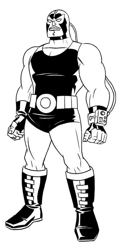 Bruce Timms First Designs For Bane Influenced By Jack Kirby