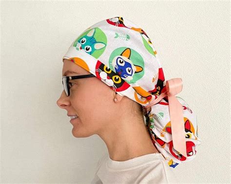 Find free knitting patterns for colorful, warm, and cozy hats for kids and adults at howstuffworks. Scrub Cap Ponytail Pattern Printable Scrub Hat Bouffant ...