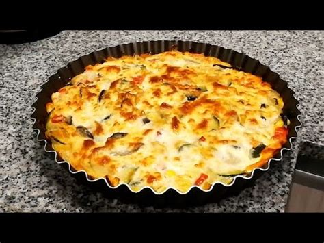 Miércoles, 23 de marzo de 2016. QUICHE DE VERDURAS 🥒🍅 FACIL Y RICO 🤤 - YouTube