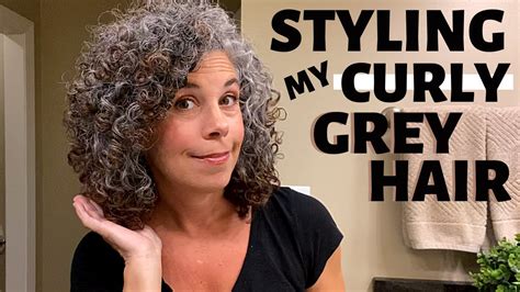 Curly Grey Hair ~ How Going Grey Changed My Curls ~ Easy Way To Style