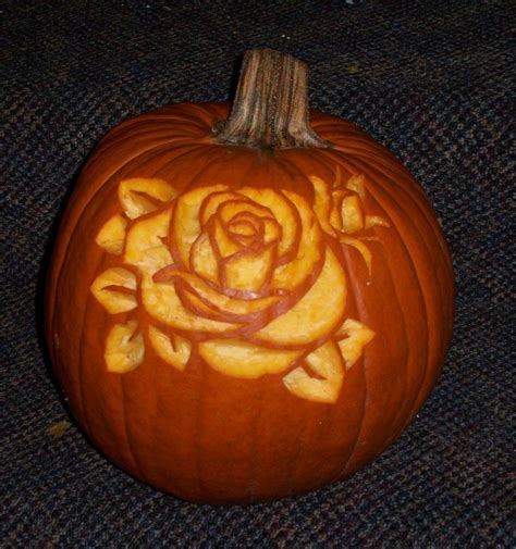 30 Flower Pumpkin Carving Ideas