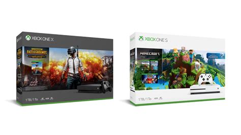 Microsoft Announces New Xbox One X Pubg Bundle And One S Minecraft Bundle