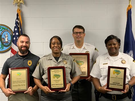 Detention Officers Recognized By State Jail Association Aiken County Sheriffs Office
