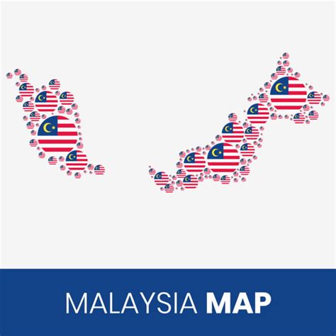 Download fully editable flag map of switzerland. Malaysia Map Filled With Flag Shaped Circles Malaysia Map ...