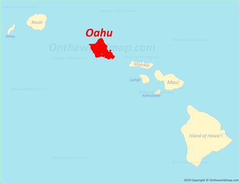 Oahu On World Map
