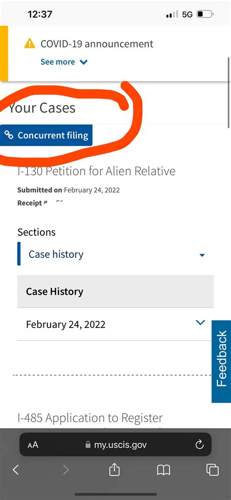 my uscis account wasn't showing my I-130 until last week and today