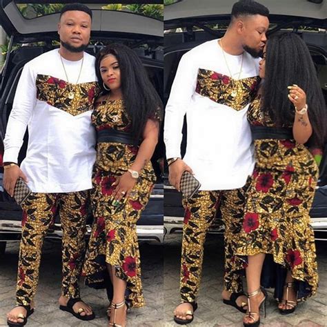 African Couple Dashiki African Couple Clothing African Etsy In 2020 Couple Outfits African