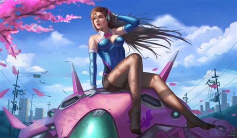 Dva In Overwatch Wallpaper Hd Games 4k Wallpapers Images Photos And