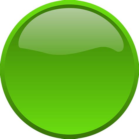 Circle Green Button · Free vector graphic on Pixabay png image