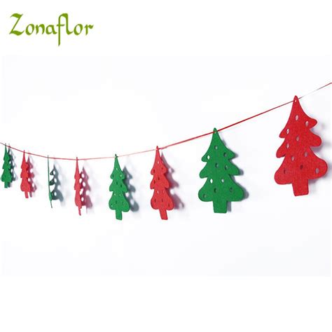 Zonaflor Christmas Decorations 25 Meters Diy Christmas Flags Shopping