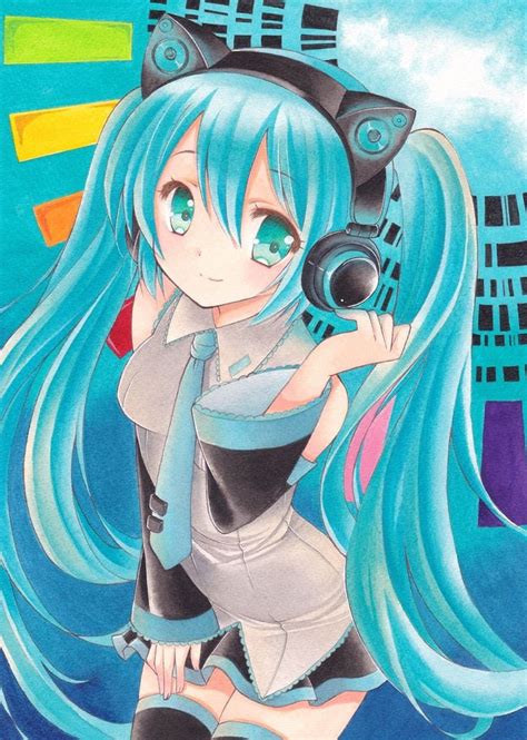 Best Of Anime Cat Headphones Anime Anime Girl Miku Hatsune Vocaloid