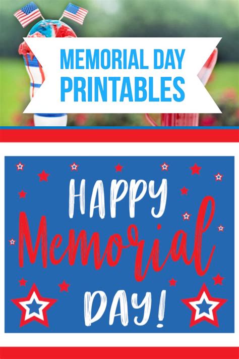 Printable Memorial Day Signs Printable Word Searches