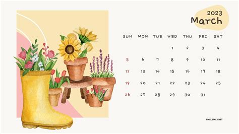 Free Download March Calendar Background For Desktop X For