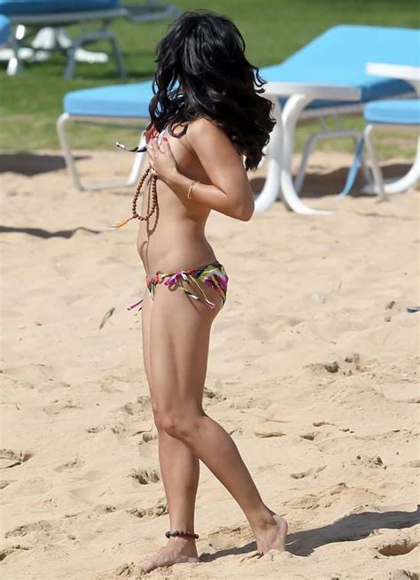 Vanessa Hudgens Bikini Malfunction In Hawaii ~ Disney Star