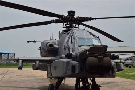 8 Apache Ah 64e Attack Helicopters Inducted Into Iaf At Pathankot