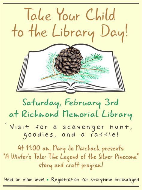 Take Your Child To The Library Day Richmond Memorial Library