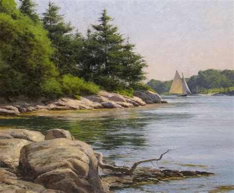 Sheepscot Morning By Donald Demers Landscape Paintings Seascape