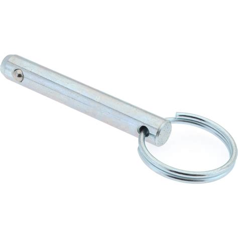 Gibraltar Pin Diam Long Zinc Plated Steel Ball Lock Hitch Pin MSC