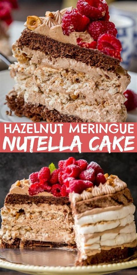 Irresistible Hazelnut Meringue Nutella Cake Recipe