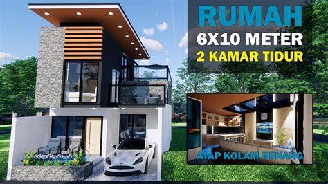 Desain rumah ukuran 6x12 1 lantai. Desain Rumah Minimalis 6X10 1 Lantai - Ciri Ciri Contoh ...