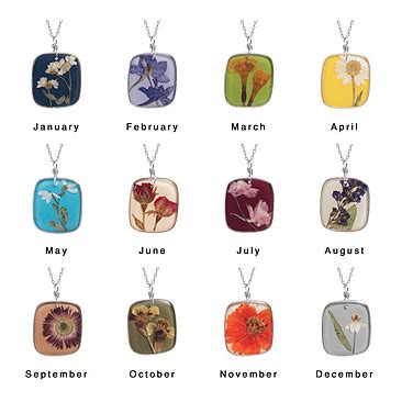You can select from the bouquets in our online store or contact us for a custom request. Birth Month Flower Necklaces - Frugal Novice