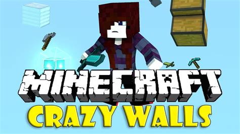 Minecraft Crazy Walls Novo Minigame Youtube