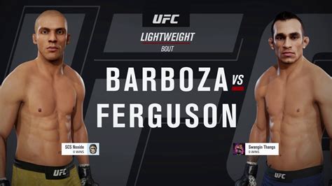 There''s only one tony ferguson, and that''s why the fans love him. EA UFC 3: Ranked Online: Edson Barboza vs Tony "El Cucuy" Ferguson (me) - YouTube